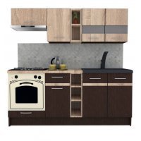 Bucatarie MARINA NEW 200 Wenge / Stejar Sonoma